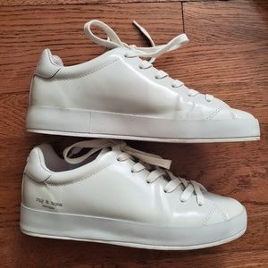 Rag and Bone leather off white sneakers  38.5 $250